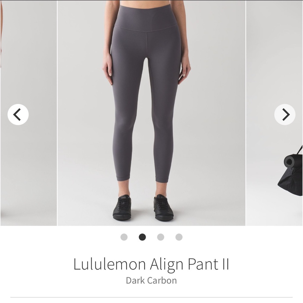 lululemon athletica Align Pant II - Dark Carbon